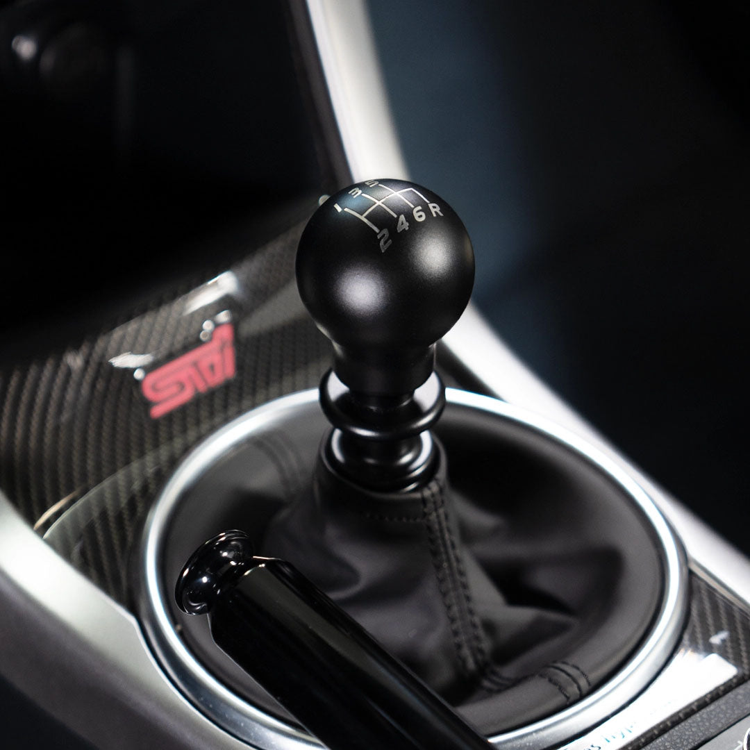 Billetworkz Weighted Shift Knob - 6 Speed Velocity Engraving - Subaru STI - 21
