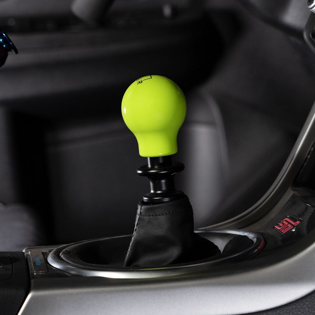 Billetworkz Weighted Shift Knob - 6 Speed Velocity Engraving - Subaru STI - 26