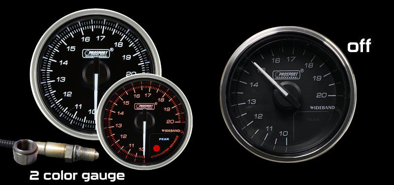Prosport 2-1/16" Supreme Wideband Digital Air Fuel Ratio kit