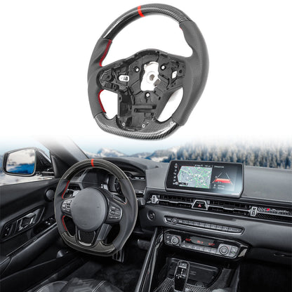 K2 Industries Carbon Fiber Steering Wheel for 2020-2025 Toyota Supra