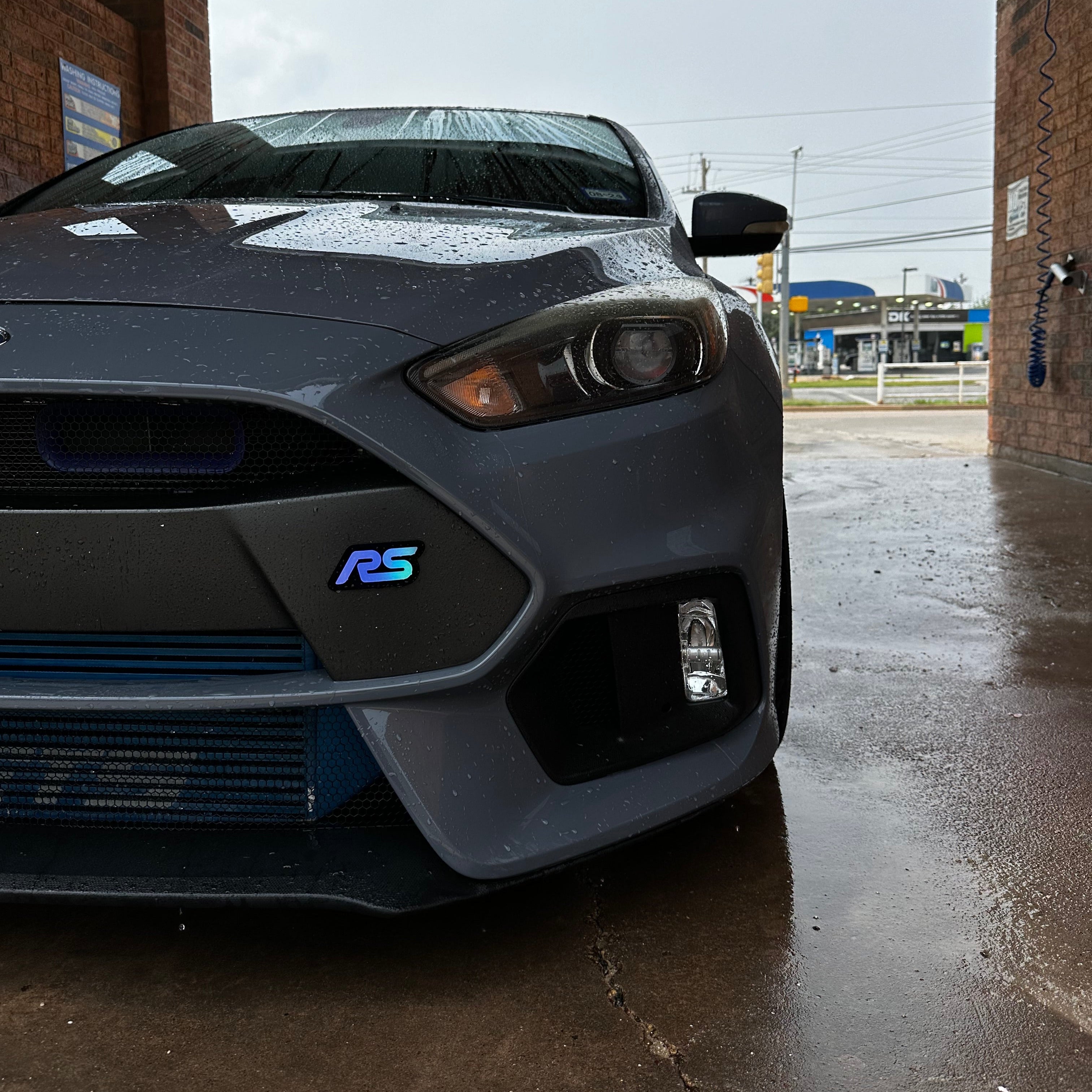 Lit Logos RS Grill Badge | 2015-2018 Focus RS