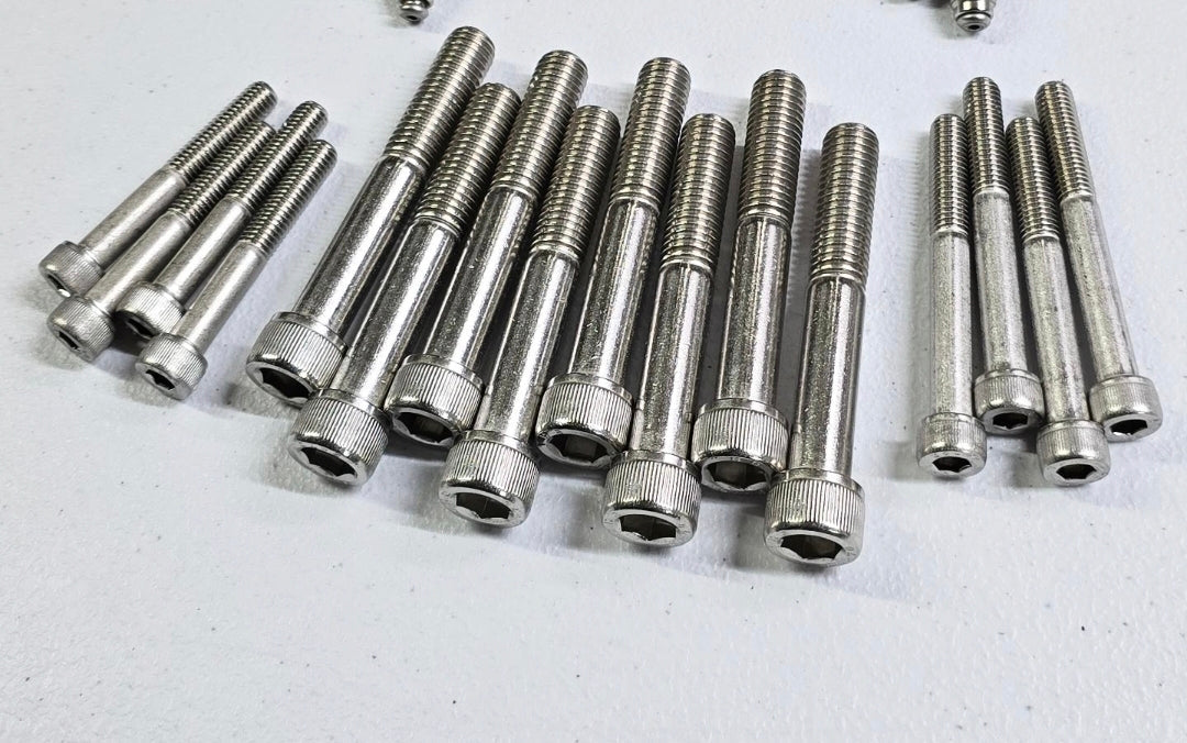 Boosted Fabrication Stainless Brembo Bolt Kit (Evo 8/9)