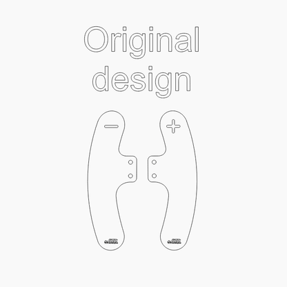 JDC Titanium Paddle Shifters for JQ Werks Steering Wheels - 9