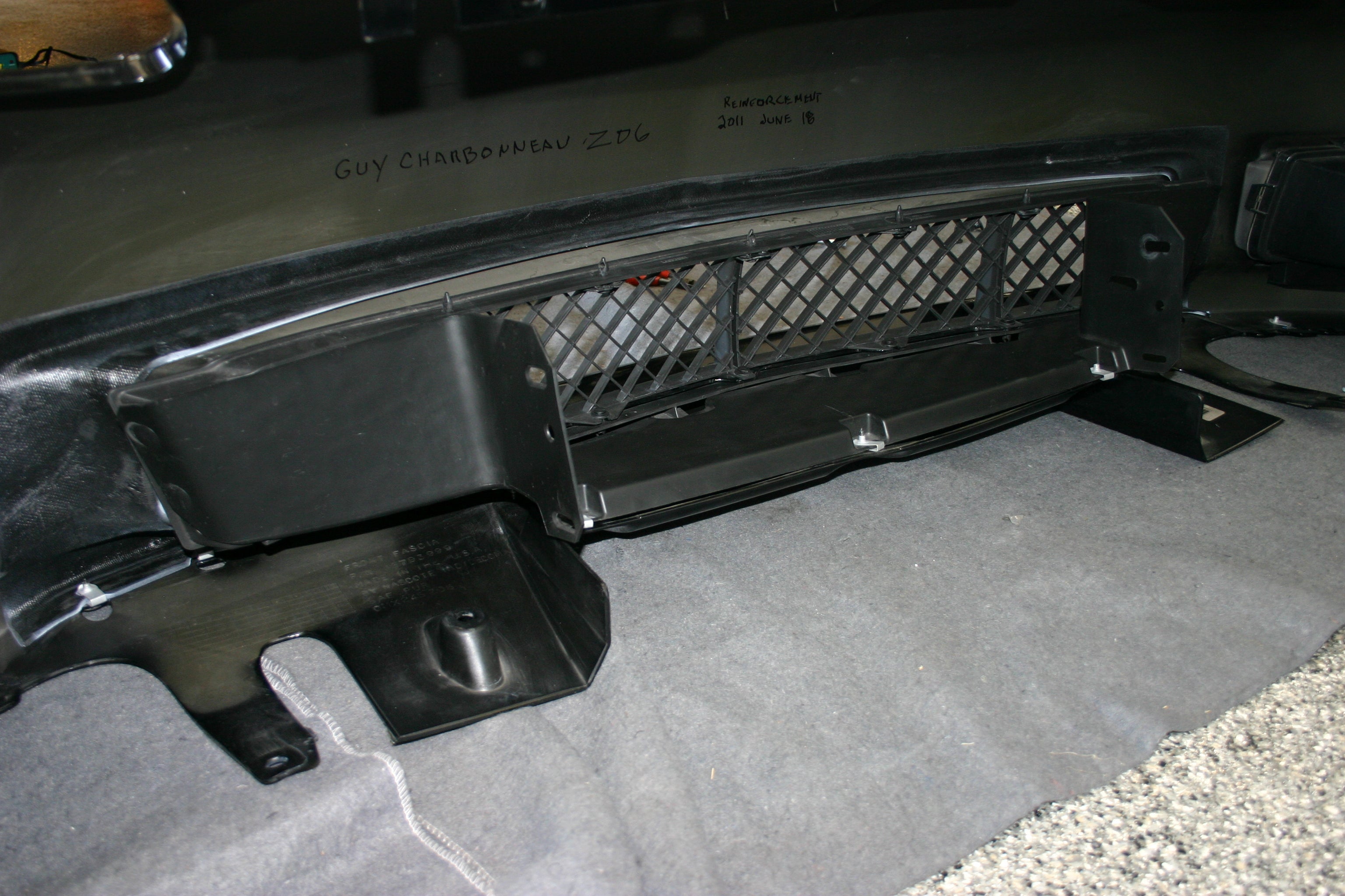 APR Bumper Reinforcement (2006-2013 Chevrolet Corvette C6 Z06/Grand Sport only)