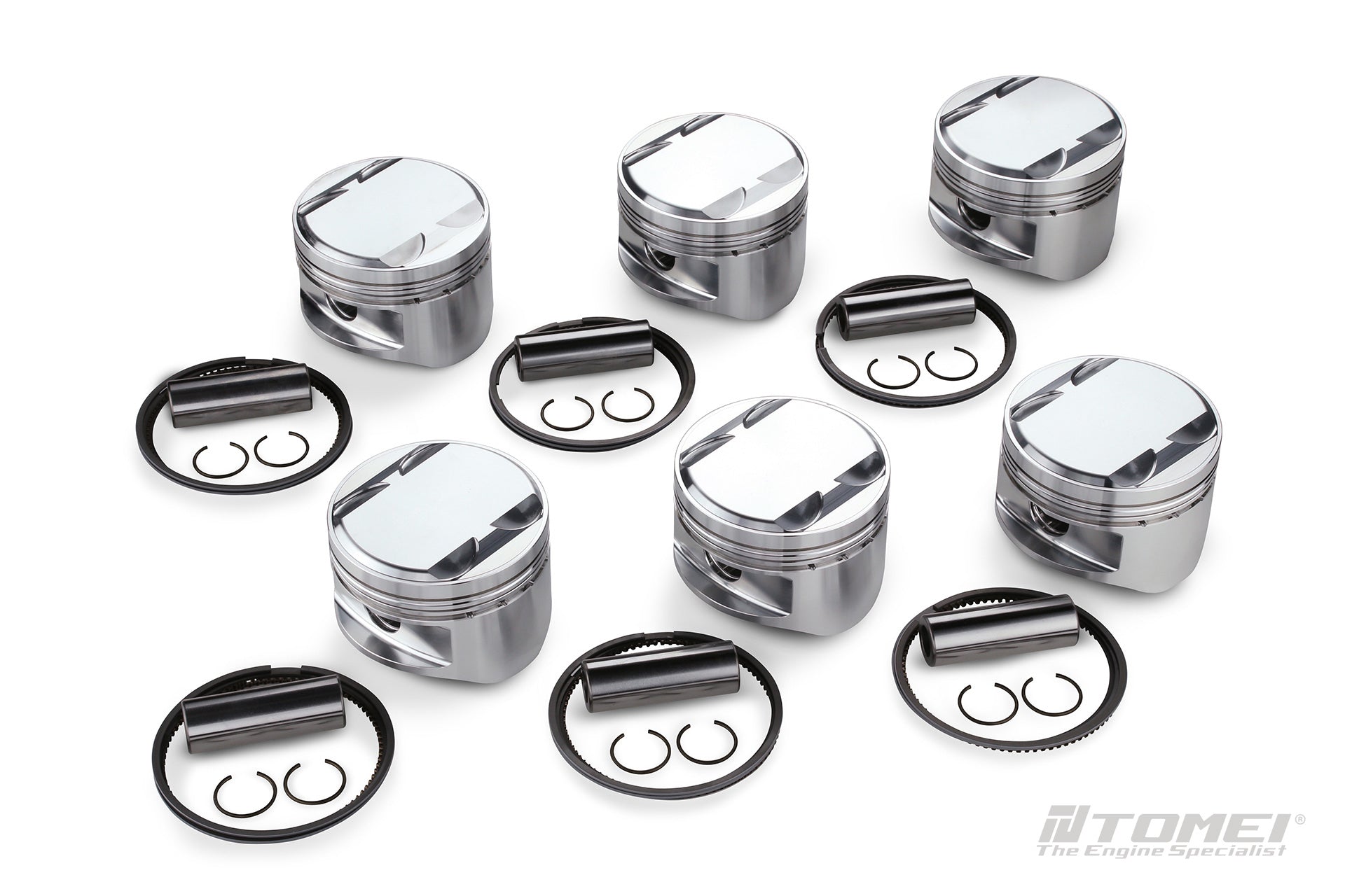 Tomei Forged Piston Set Rb26Dett 87.00MM Ch30.00 (Std/2.8)