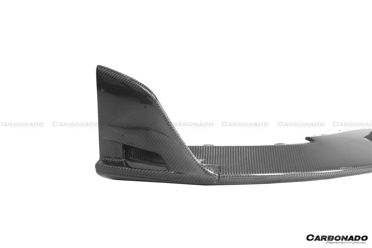 Borde delantero de fibra de carbono estilo CADO para Porsche Taycan 4 4S GTS TURBO 2019-2023