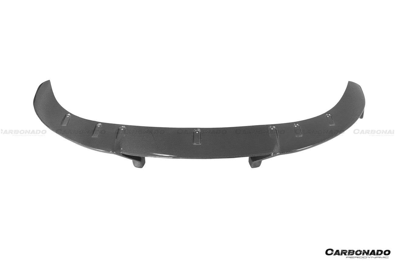 Borde delantero de fibra de carbono estilo CADO para Porsche Taycan 4 4S GTS TURBO 2019-2023