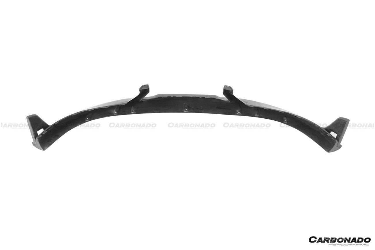 Borde delantero de fibra de carbono estilo CADO para Porsche Taycan 4 4S GTS TURBO 2019-2023