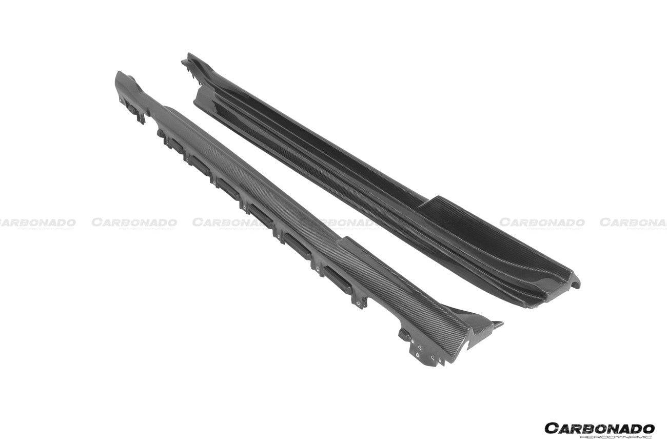 Carbonado 2019-2023 Porsche Taycan 4 4S GTS TURBO CADO Style Side Skirts