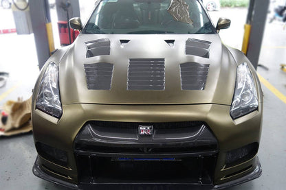 Carbonado 2009-2016 Nissan GTR R35 CBA DBA TP-2 Style Hood