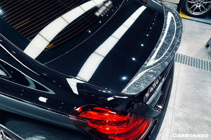 Alerón de maletero de fibra de carbono estilo Carbonado para Mercedes Benz S63 Clase S W222 Sedán RT (2014-2020)