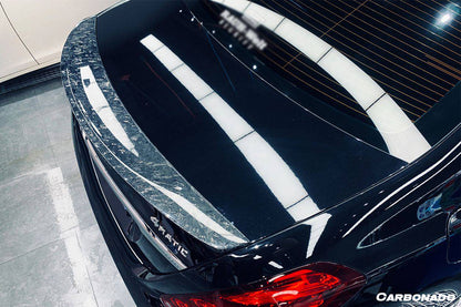 Alerón de maletero de fibra de carbono estilo Carbonado para Mercedes Benz S63 Clase S W222 Sedán RT (2014-2020)