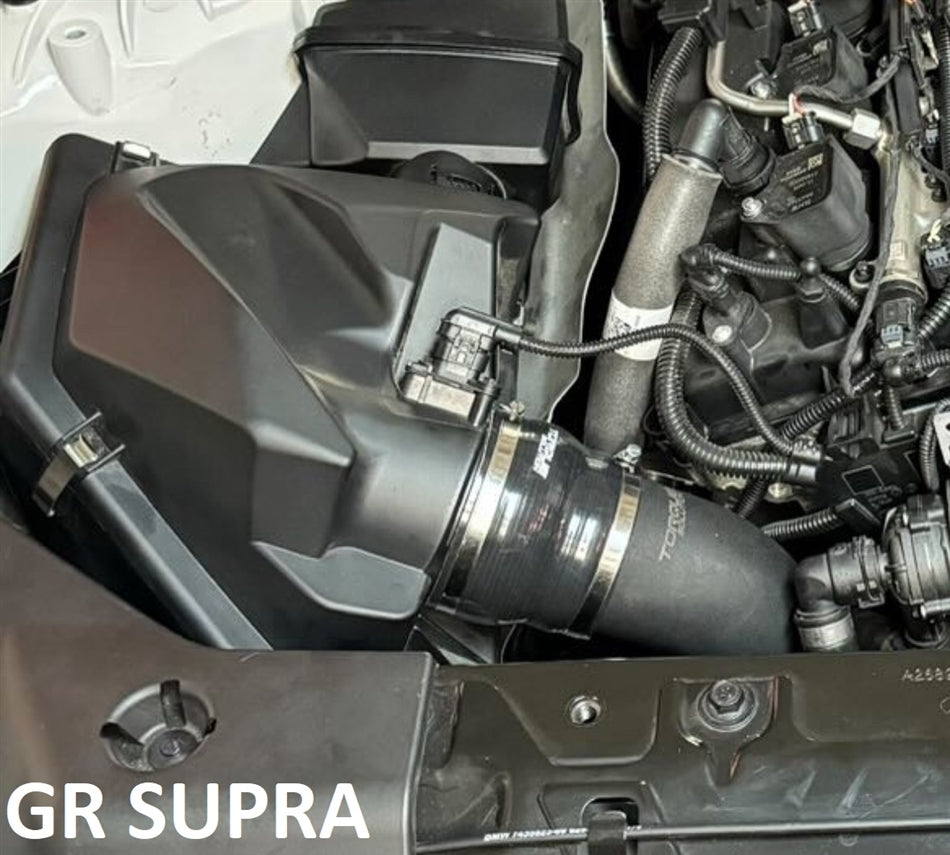 Torque Solution Intake Pipe - Black (2020+ Toyota GR Supra)