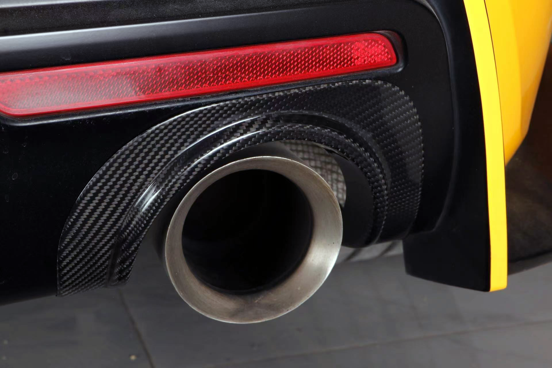 Rexpeed Dry Carbon Rear Bumper Exhaust Shield (MK5 Supra)