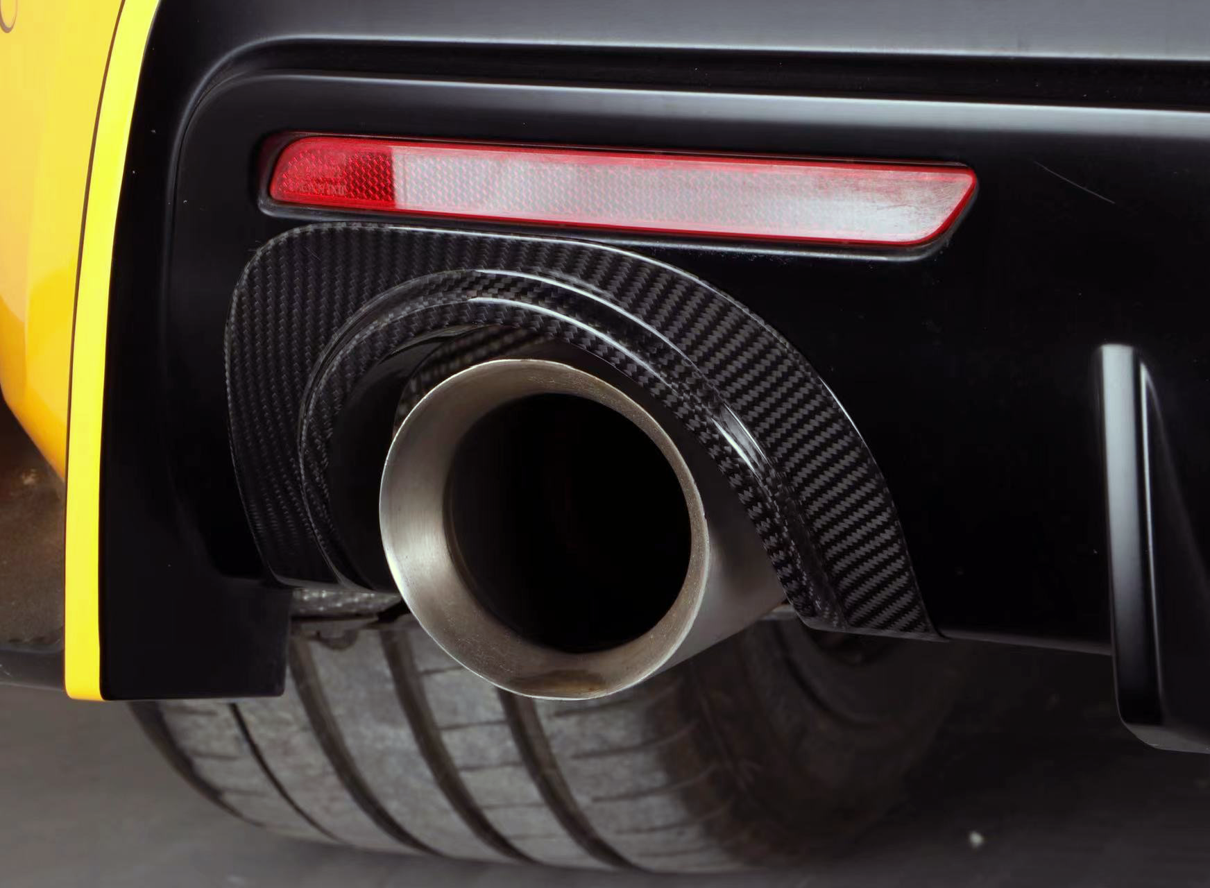 Rexpeed Dry Carbon Rear Bumper Exhaust Shield (MK5 Supra)