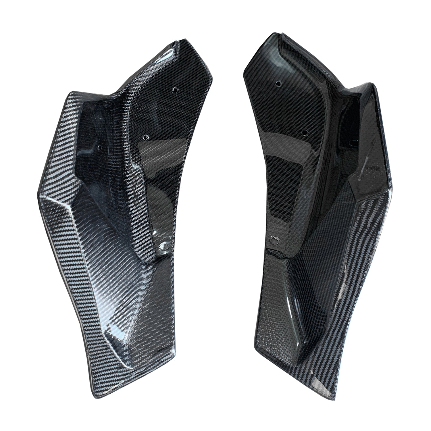 Rexpeed V3 Carbon Fiber Rear Bumper Side Spats (MK5 Supra)