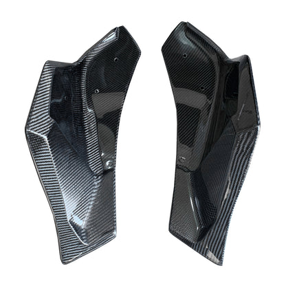 Spats laterales del parachoques trasero de fibra de carbono Rexpeed V3 (MK5 Supra)