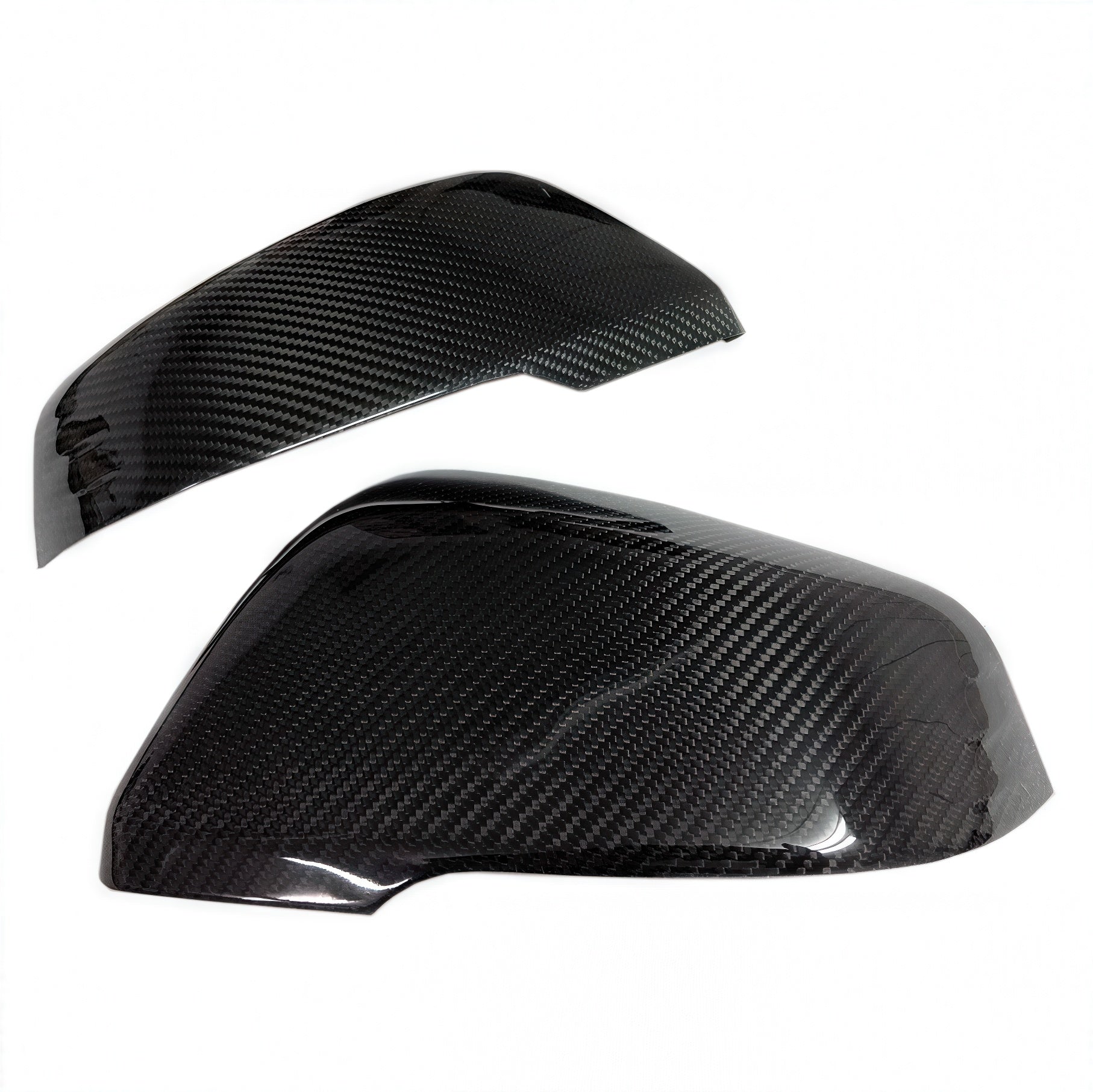 Rexpeed Dry Carbon Fiber Mirror Cap Full Replacements (MK5 Supra)