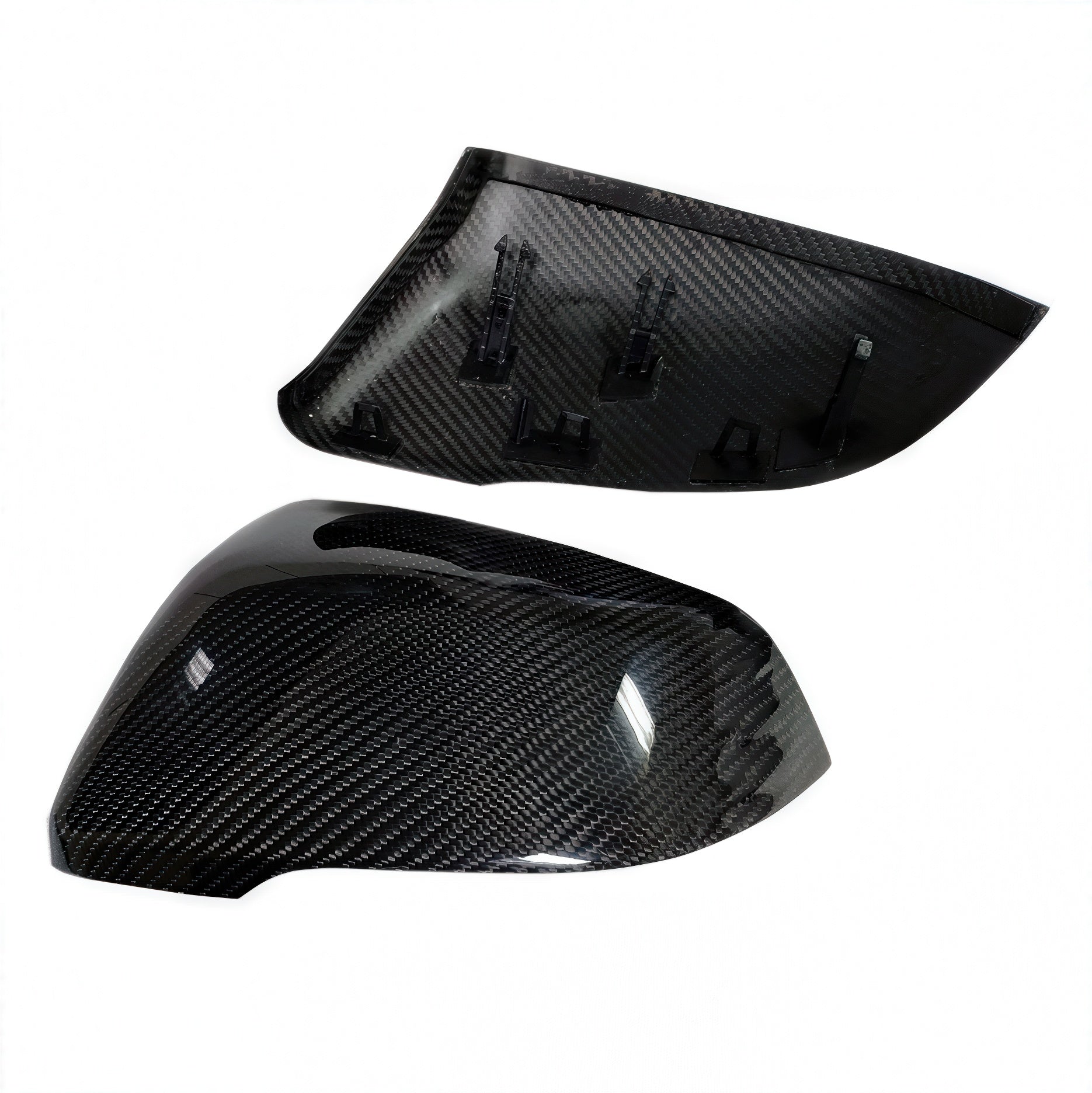 Rexpeed Dry Carbon Fiber Mirror Cap Full Replacements (MK5 Supra)