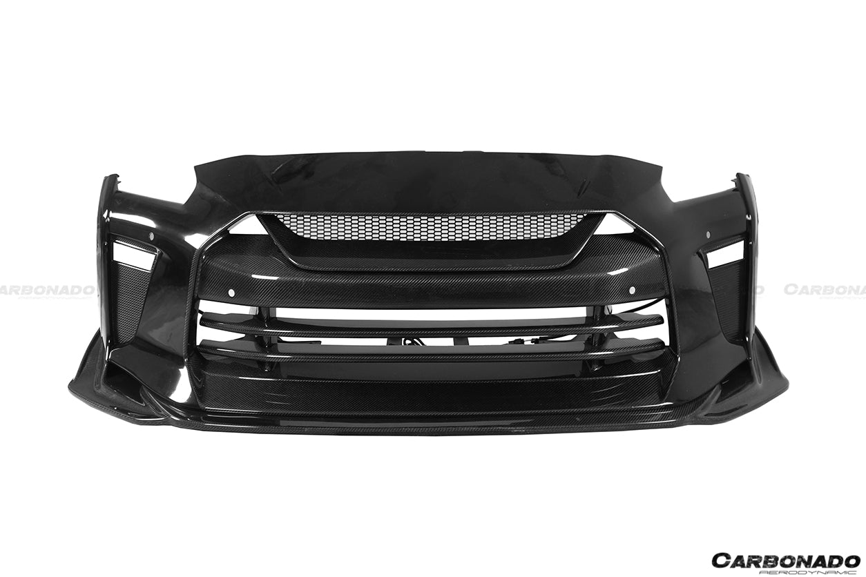 Carbonado TS Style Front Bumper | 2009-2023 Nissan GTR R35