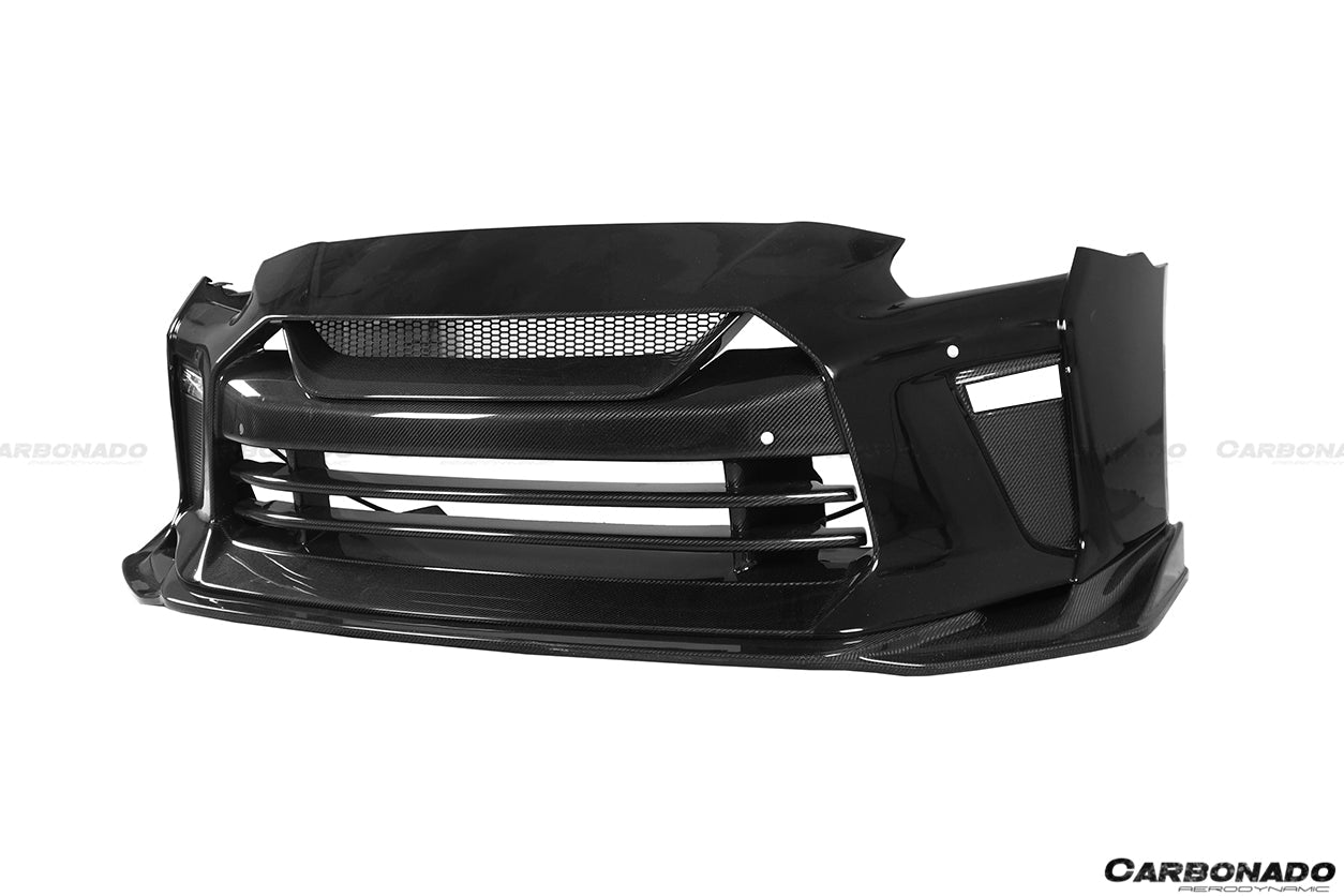 Carbonado TS Style Front Bumper | 2009-2023 Nissan GTR R35