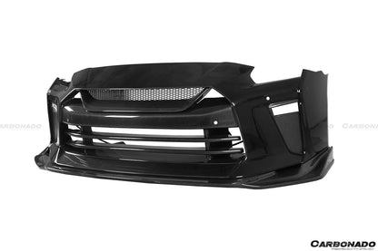 Carbonado TS Style Front Bumper | 2009-2023 Nissan GTR R35