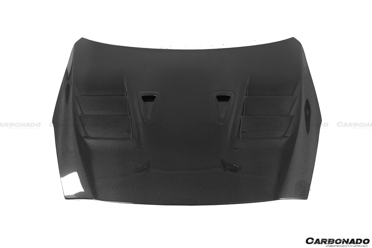 Carbonado 2017-2021 Nissan GTR R35 CBA & DBA & EBA TS Style Carbon Fiber Hood