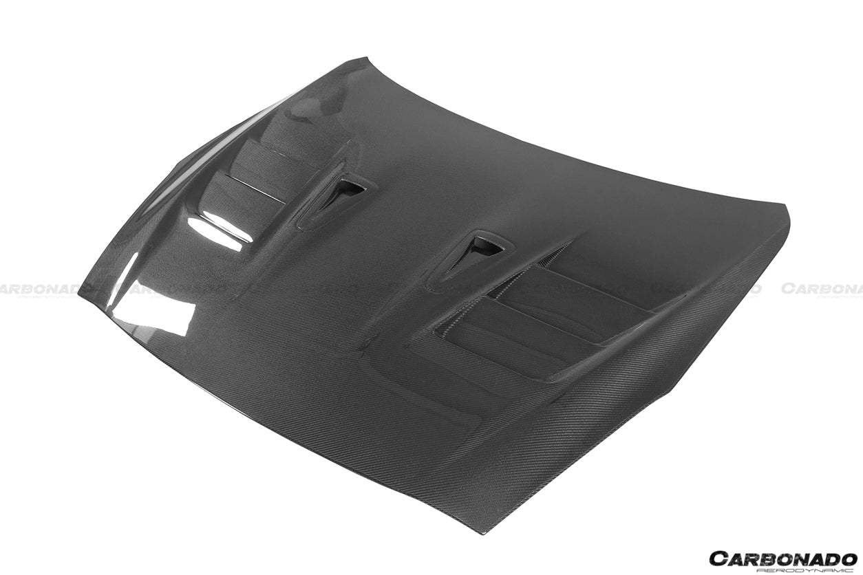 Carbonado 2017-2021 Nissan GTR R35 CBA & DBA & EBA TS Style Carbon Fiber Hood