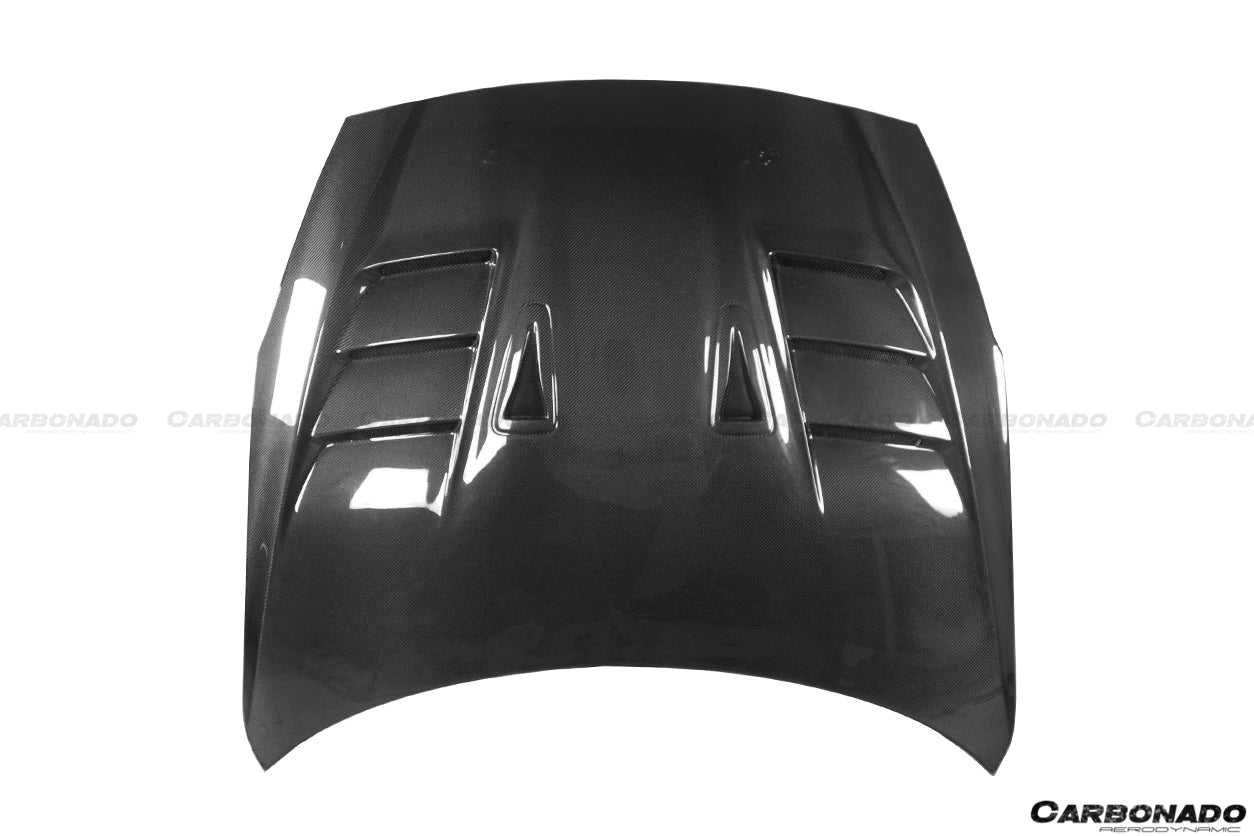 Carbonado 2017-2021 Nissan GTR R35 CBA & DBA & EBA TS Style Carbon Fiber Hood