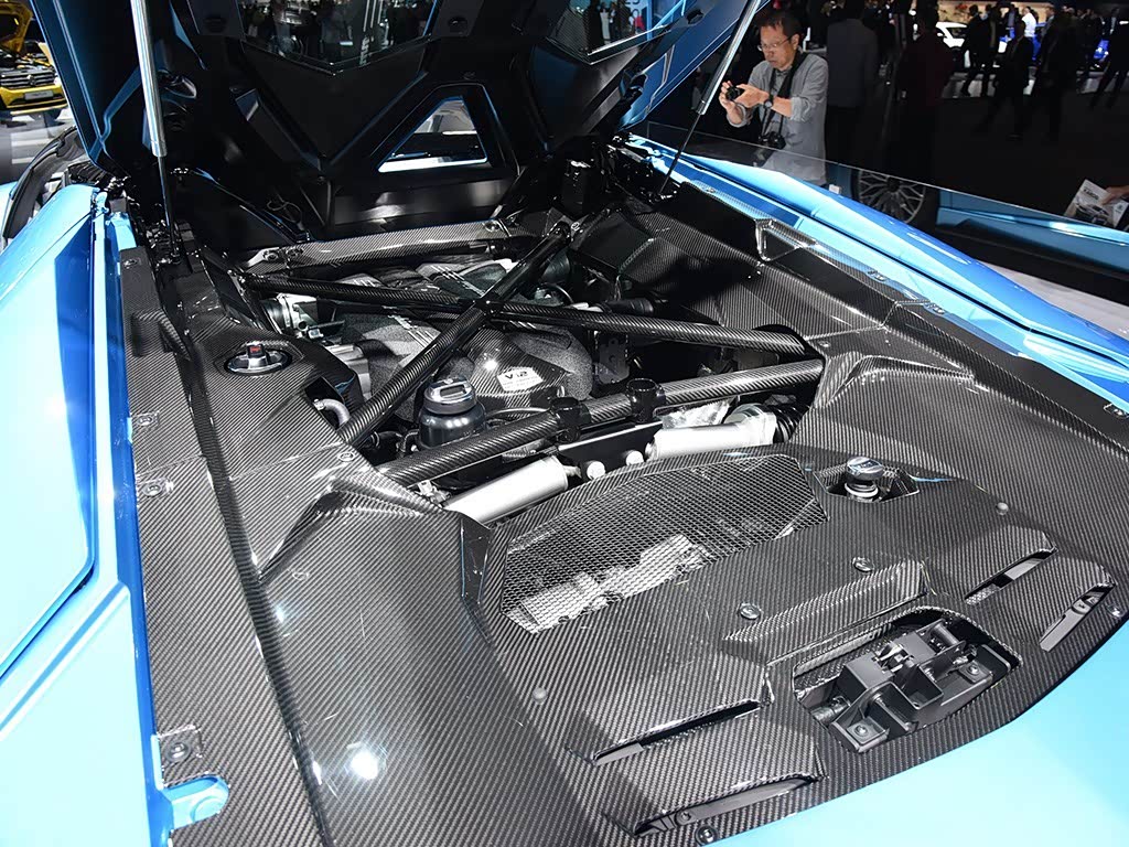 Reemplazo de la cubierta del compartimento del motor de fibra de carbono para Lamborghini Aventador LP700 Coupé Carbonado 2011-2016