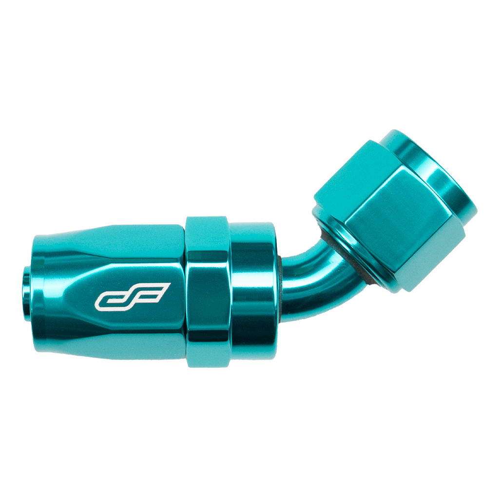 -4 AN 45 Degree Female Aluminum Hose End Fitting