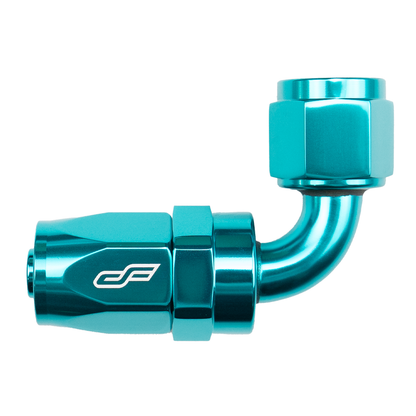 -4 AN 90 Degree Female Aluminum Hose End Fitting