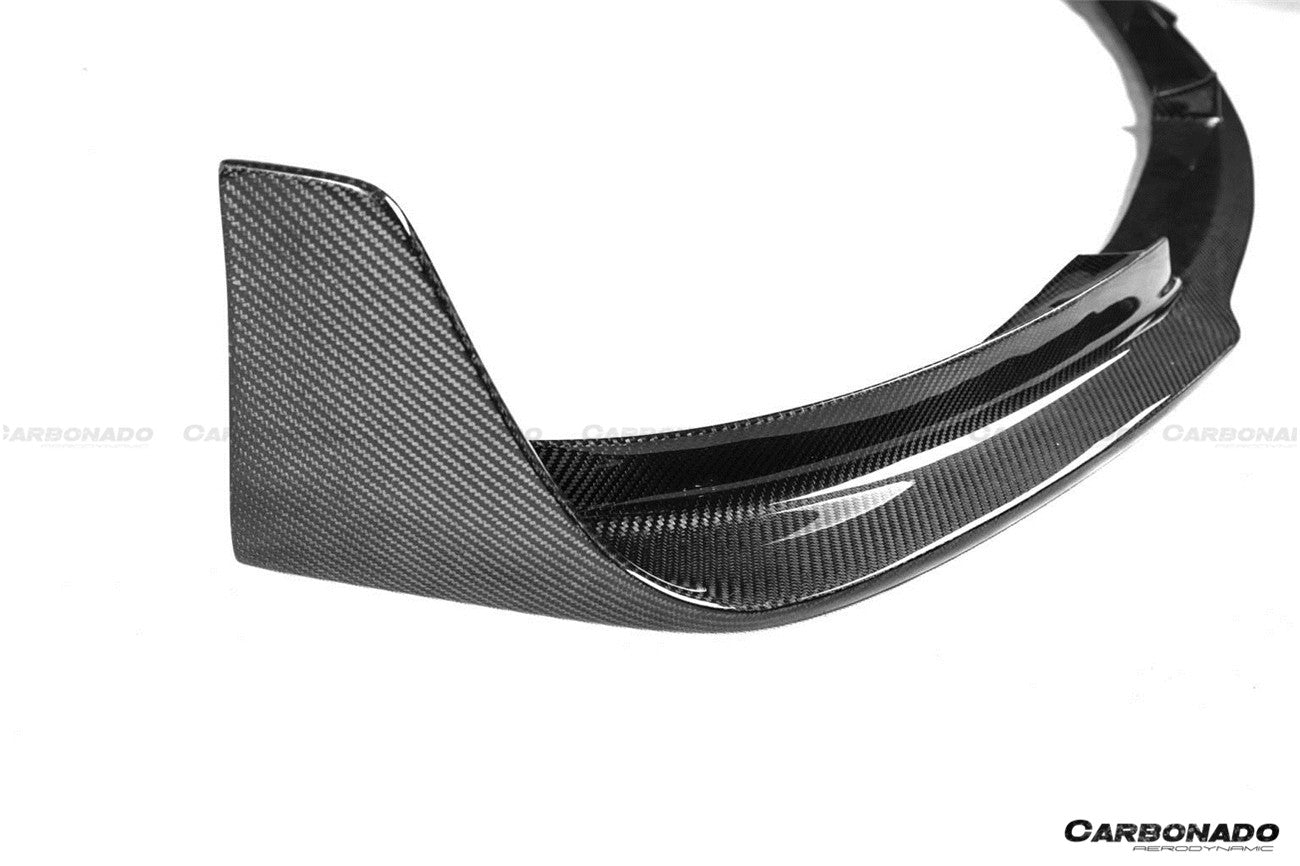 Faldón delantero de fibra de carbono estilo Tesla Model 3 VRS Carbonado 2017-2023