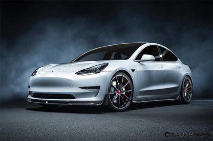 Carbonado 2017-2023 Tesla Model 3 VRS Style Carbon Fiber Side Skirts