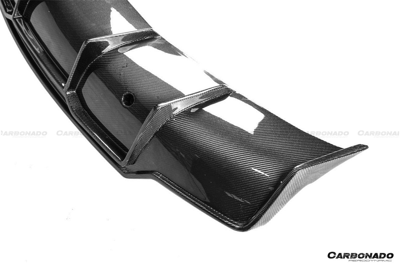 Carbonado 2017-2023 Tesla Model 3 VRS Style Carbon Fiber Rear Lip Diffuser