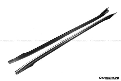 Carbonado 2017-2023 Tesla Model 3 VRS Style Carbon Fiber Side Skirts