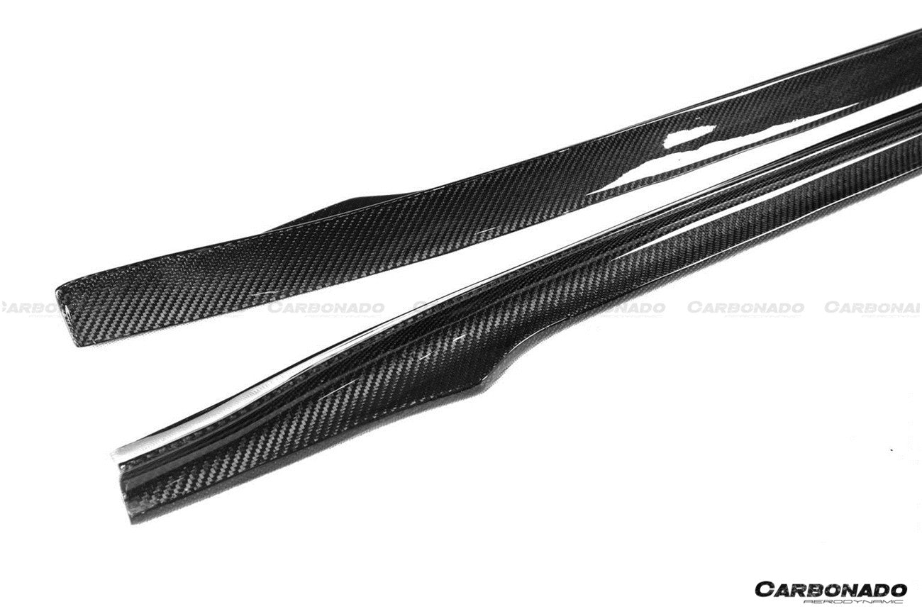 Carbonado 2017-2023 Tesla Model 3 VRS Style Carbon Fiber Side Skirts