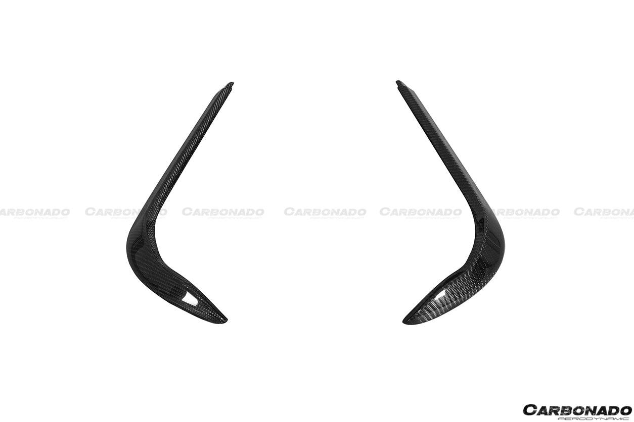 Parachoques trasero de fibra de carbono estilo RZS para SUV Tesla Model X Carbonado 2016-2021