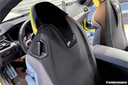 Carbonado 2021-UP BMW M4   M3 G82 G83 G80 OE Style Carbon Fiber UP Seat-back Cover