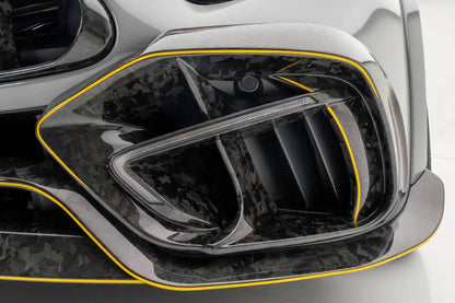 2022-2026 Mercedes Benz R232 Autoclave Carbon Fiber Front Bumper Vent Carbonado (MSY) Fits: SL55 4MATIC, SL63 4MATIC, SL63 SE Performance (DRYCFR232-MIW-MSY-FBVT)