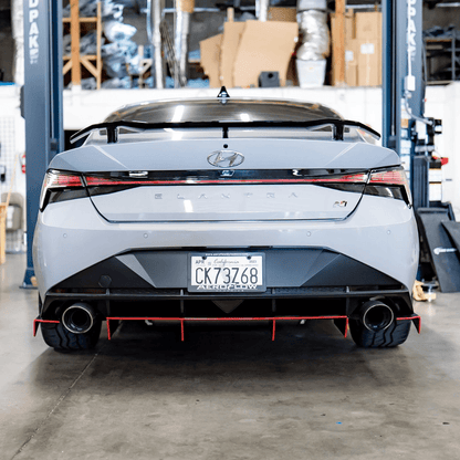 Aeroflow Dynamics Rear Diffuser V1 (2022+ Hyundai Elantra N) - 3
