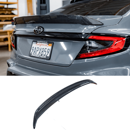 Aeroflow Dynamics 2022-2024 Subaru Wrx Carbon Duckbill V2 Spoiler