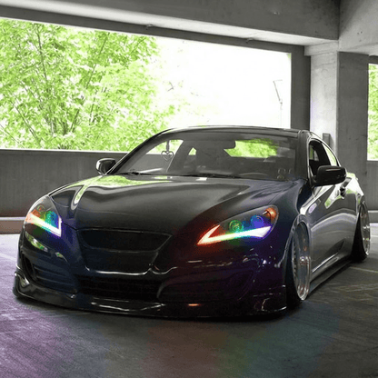 NTXGlow RGB headlights | 2009-2010 Hyundai Genesis Coupe - 3