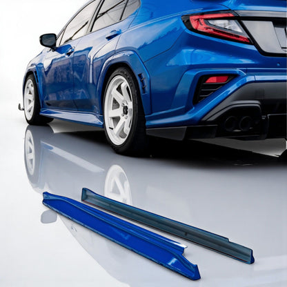 Aeroflow Dynamics Paint Matched Side Skirts OE Style 2022-2025 Subaru WRX - 1