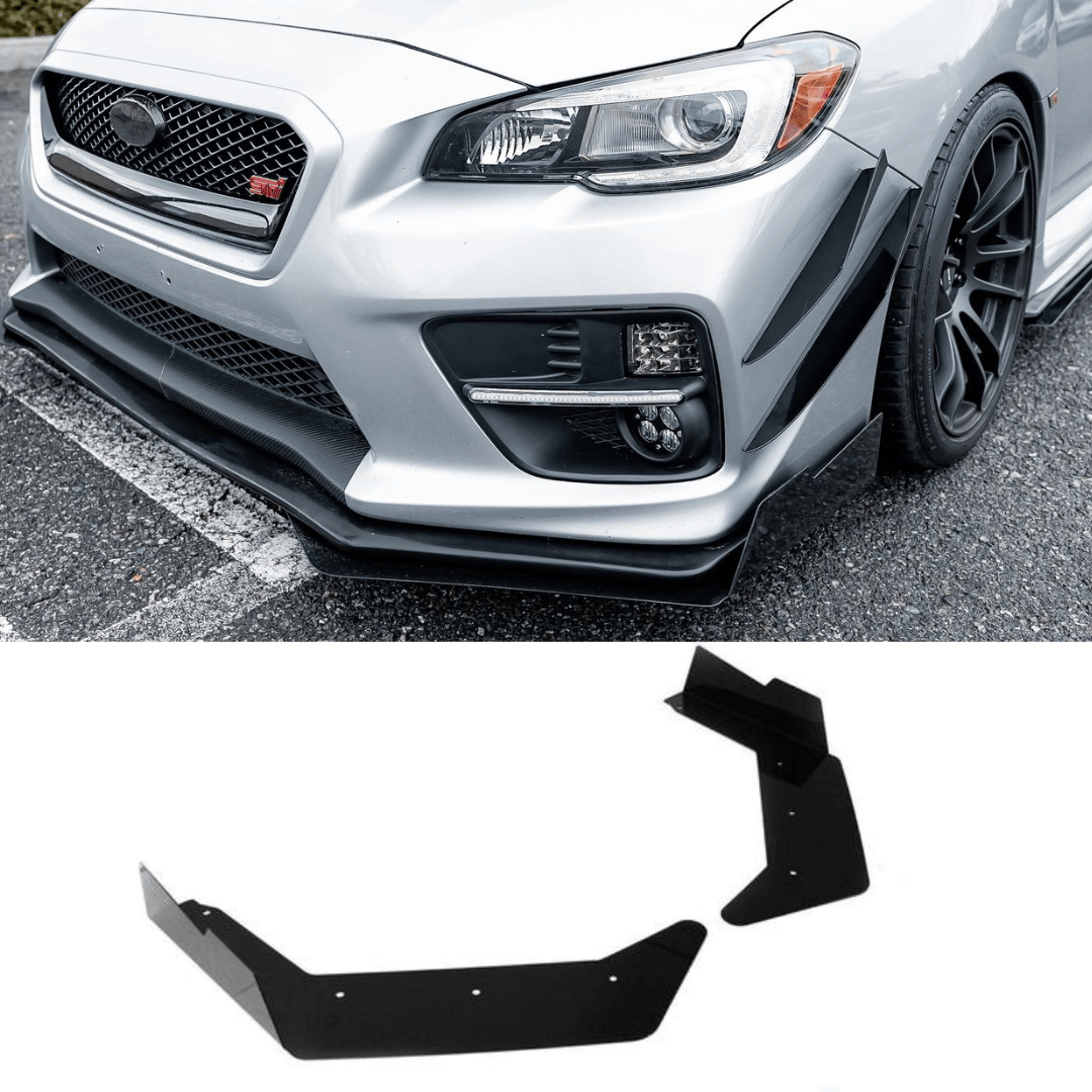 Aeroflow Dynamics Front Winglets V5 | 2015-2021 Subaru WRX/STI - 1