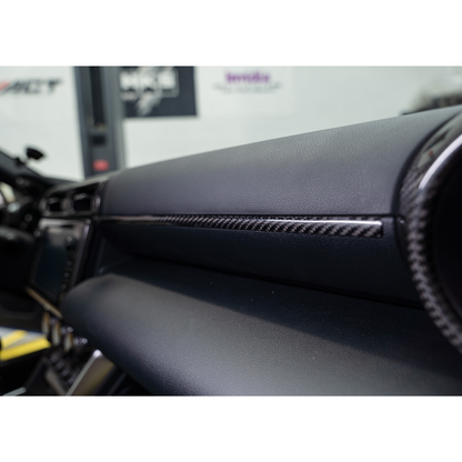 Cubierta de fibra de carbono seca para el tablero del pasajero JDMuscle 22+ BRZ/GR86 Tanso