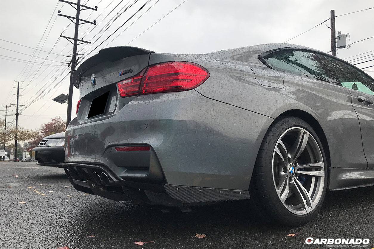 Carbonado 2014-2020 BMW M3 F80 M4 F82 VA Style Carbon Fiber Rear Diffuser and  Lip