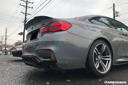 Carbonado 2014-2020 BMW M3 F80 M4 F82 VA Style Carbon Fiber Rear  Diffuser  Lip