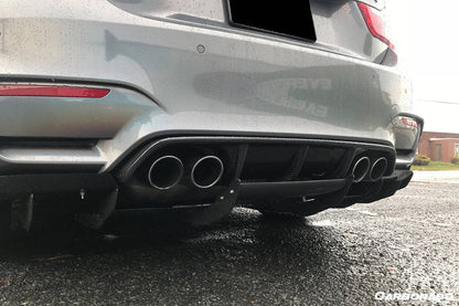 Carbonado 2014-2020 BMW M3 F80 M4 F82 VA Style Carbon Fiber Rear Diffuser and  Lip