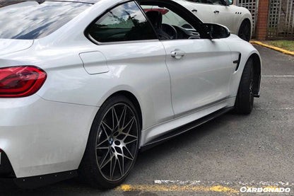 Carbonado 2014-2020 BMW M3 F80 M4 F82 VA Style Carbon Fiber Side Skirts